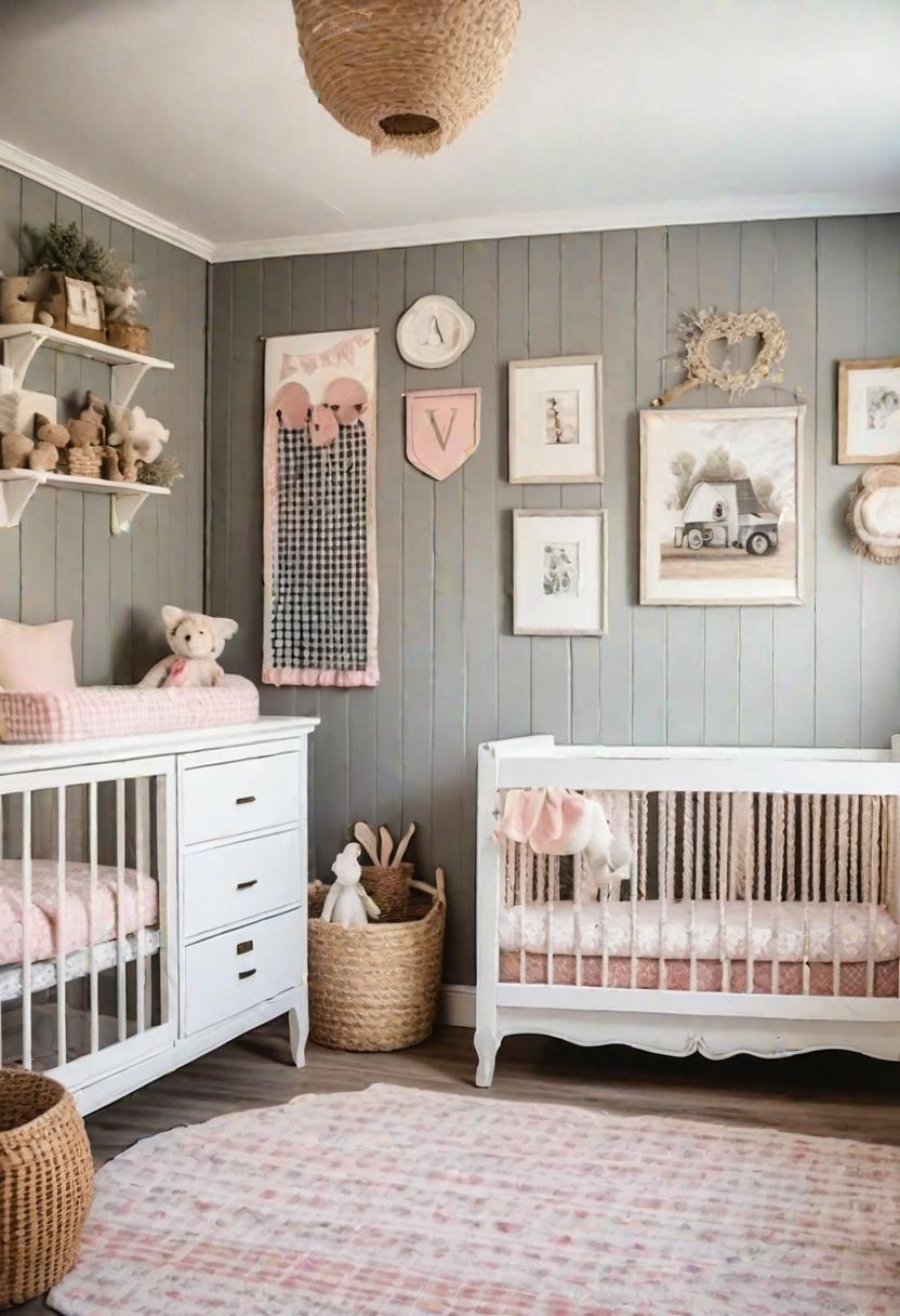 33 Enchanting Girl Nursery Ideas: Chic Decor for Her First Room 28 21. Country Farmhouse Nursery Inspiration-1