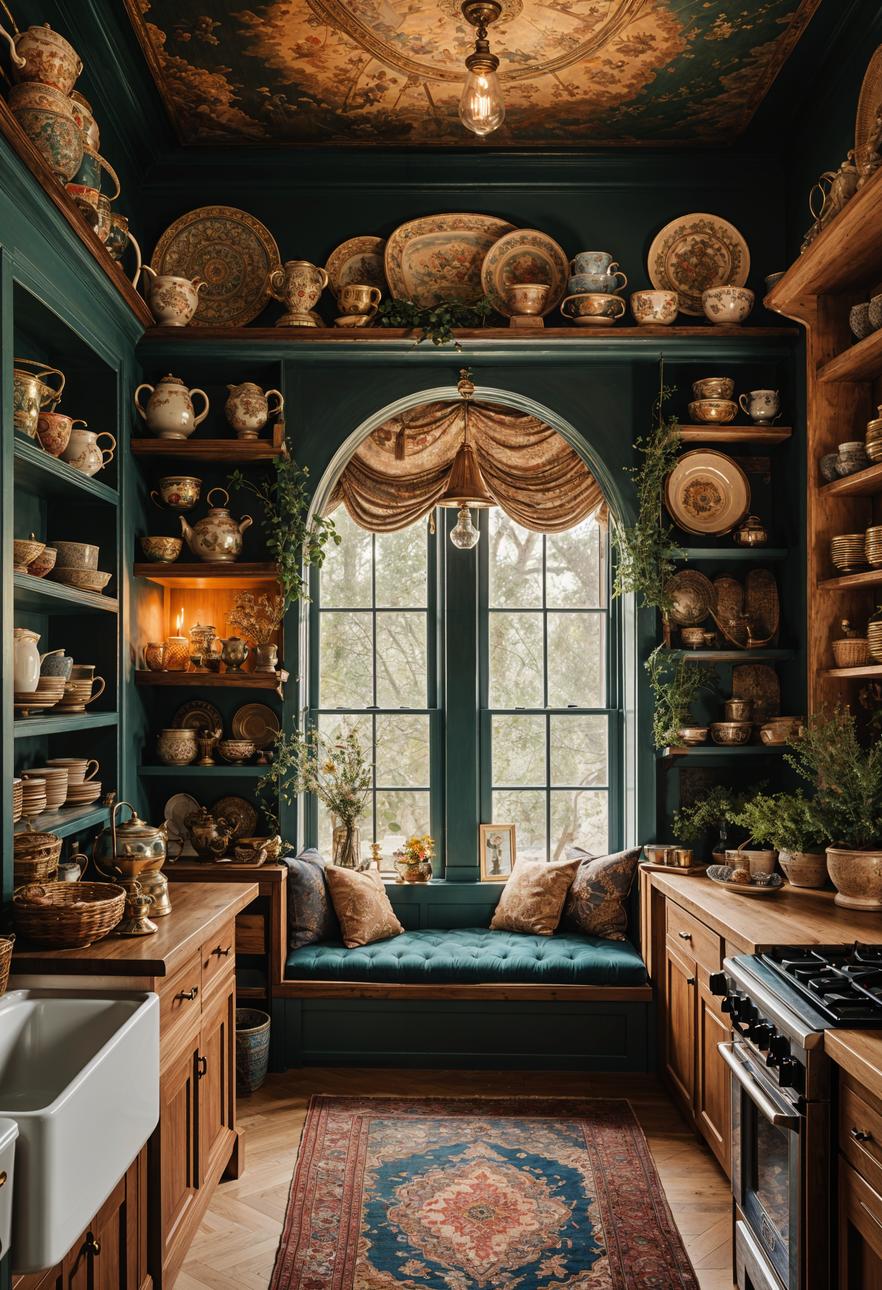 27 Stunning Boho Kitchen Designs That Will Inspire You 42 27. Cozy Boho Kitchen Escape-0