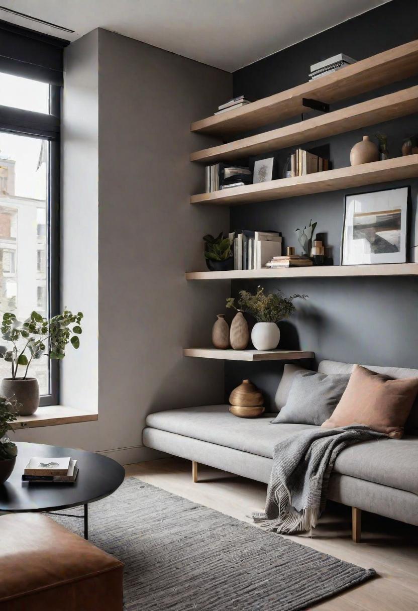 Small Space, Big Impact: 34 Minimalist Living Room Ideas for Every Apartment 36 34. Cozy Corner Reading Nook-0