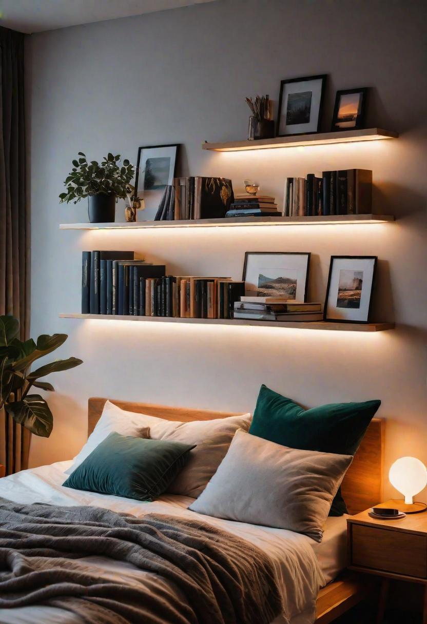 Glow Up Your Bedroom: 33 Chic and Cozy LED Aesthetic Ideas 24 22. Cozy LED Reading Nook-0