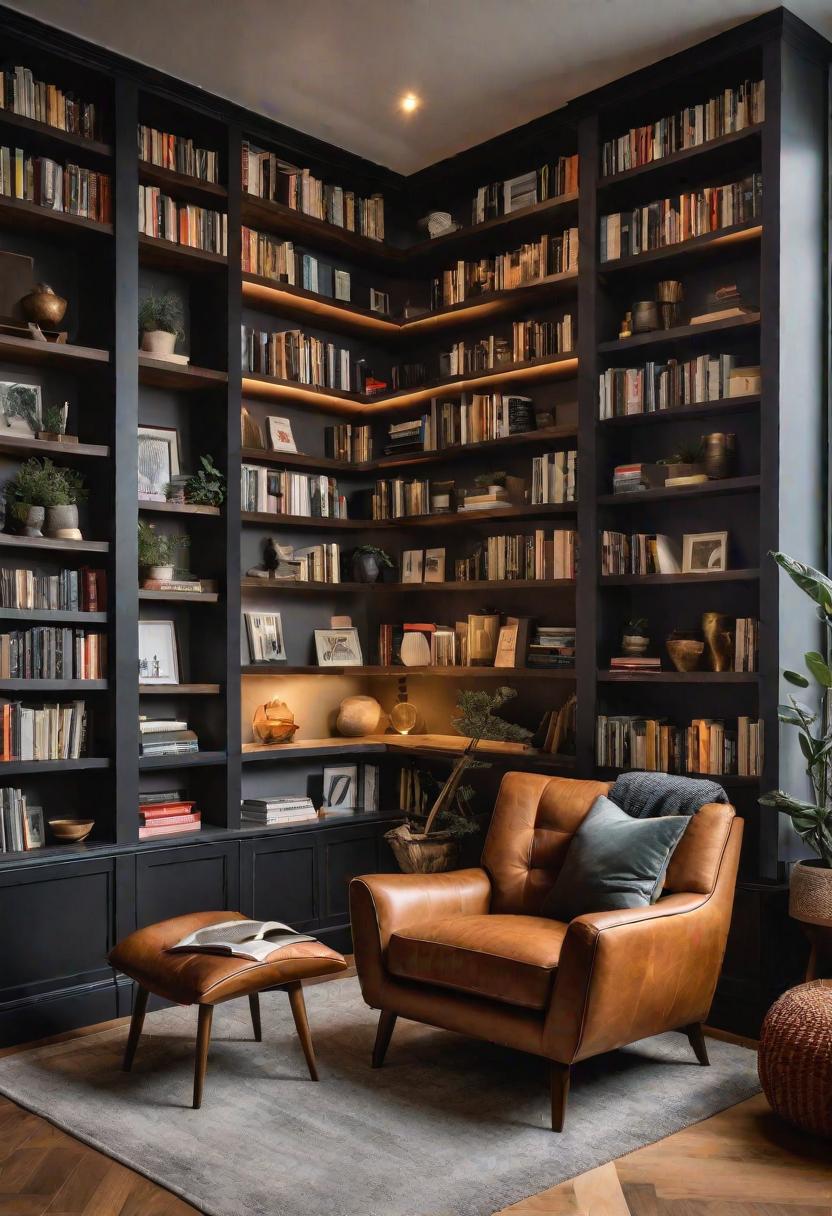 43 Modern Living Room Inspirations: Chic, Spacious, and Vibrant 18 16. Cozy Reading Nook Design-0