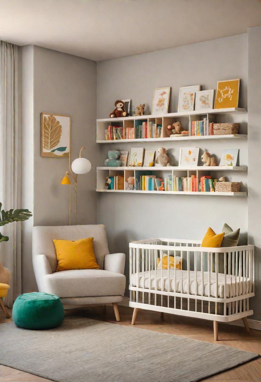 37 Sleek Minimalist Nursery Ideas: Modern, Serene Designs 8 5. Cozy Reading Nook Highlighted-0