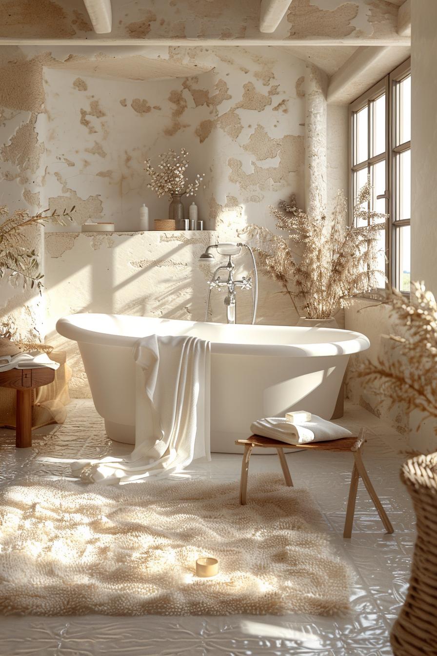 15 trendy bathroom colors for a breathtaking makeover 18 7. Creamy vanilla color Inspiration-0