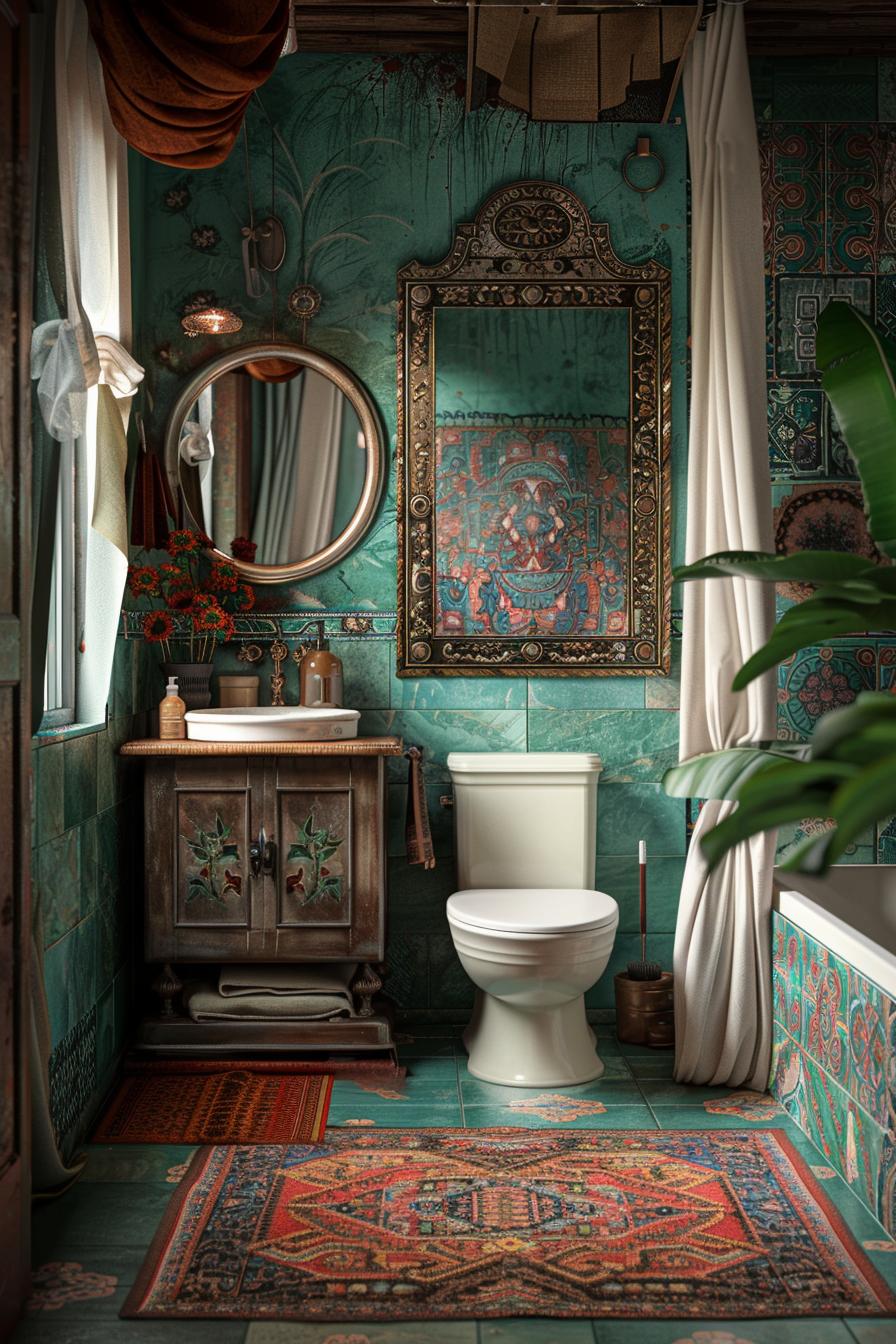 21 breathtaking bathroom wall decoration ideas to inspire them 33 17. Cultural wall decoration Ideen-0