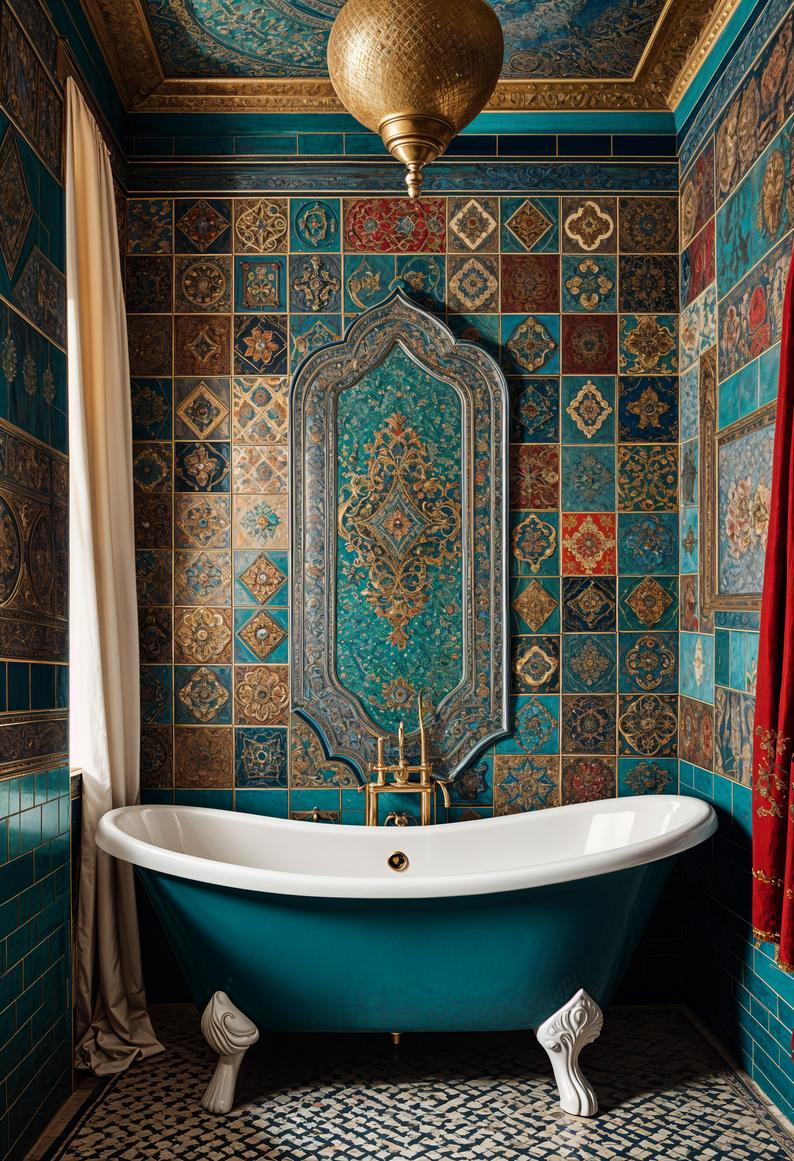 21 Breathtaking bathroom wall decoration ideas to inspire them 34 17. Cultural wall decor Ideas-1