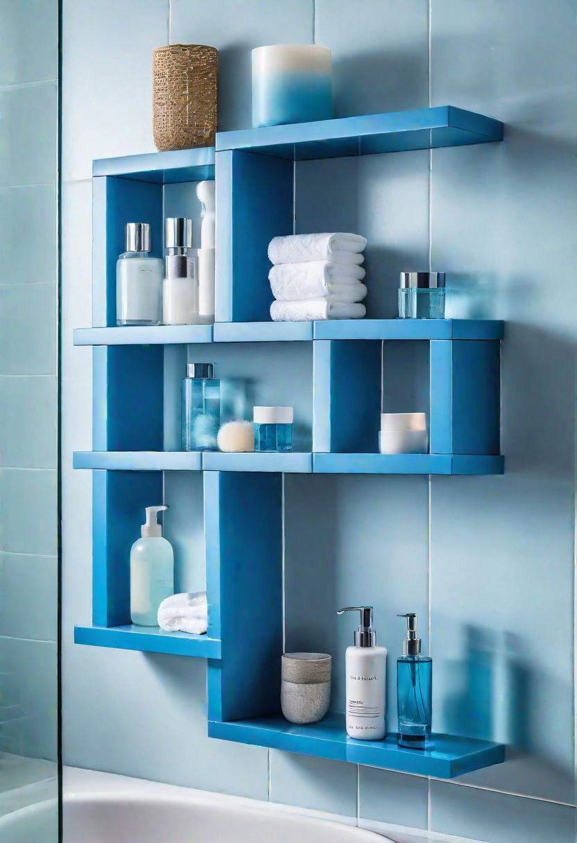 15 Genius & beautiful bathroom shelf ideas you have to see 22 10. Adaptable cube shelf-0