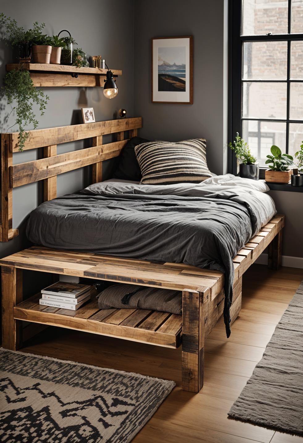 19 ideas for creative dormitory room for boys 41 18. DIY Palettebet frame Ideas-1
