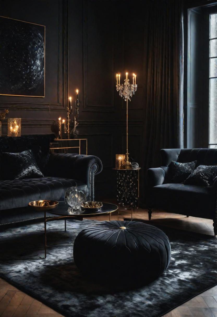 29 Moody Wohnzimmer Ideen: Erstellen Sie eine bezaubernde Atmosphäre 19 17. Dark Magic Decor Inspo-0