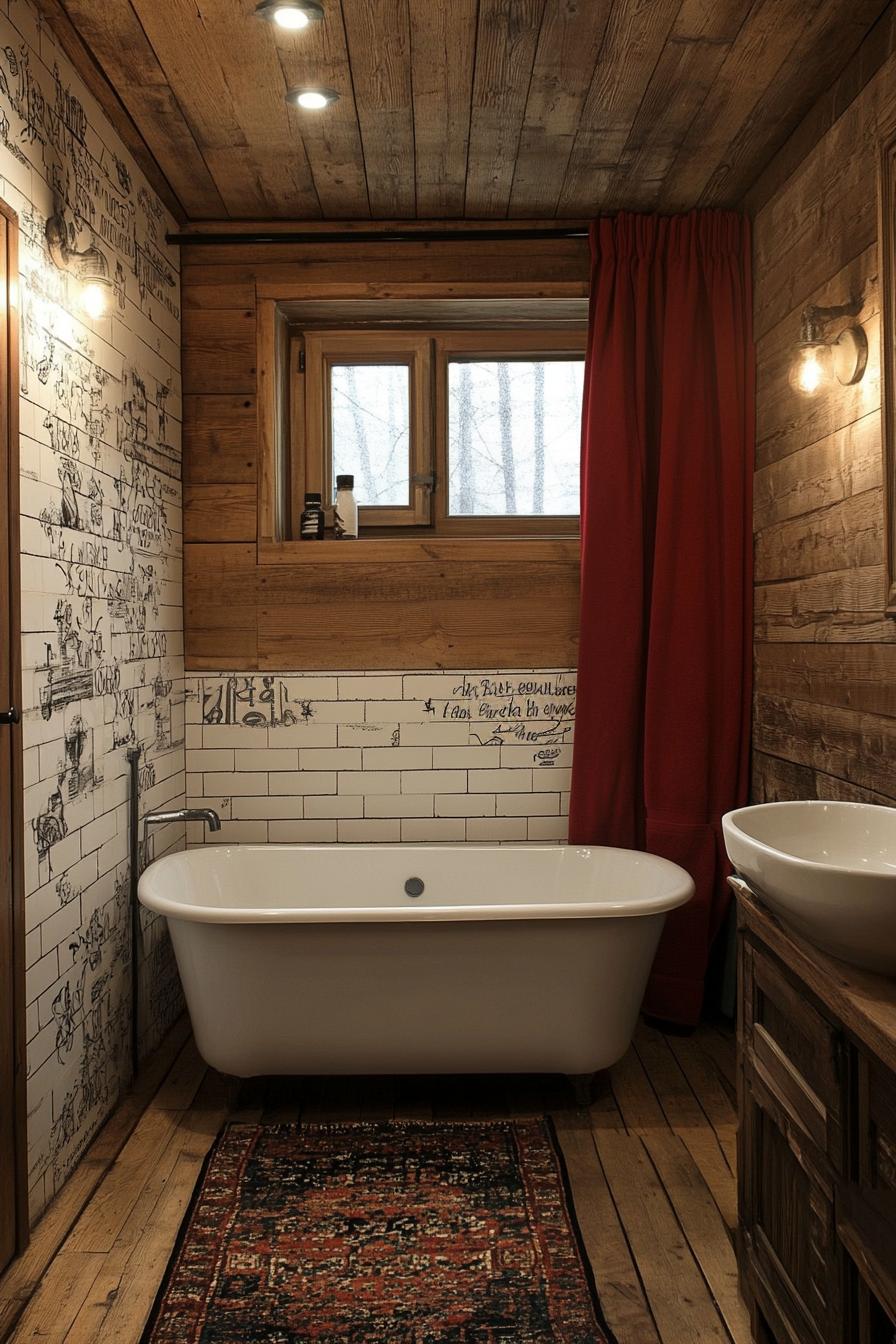 25 Genius tiny bathroom ideas for your makeover 57 21. Decorative wall pull pictures for small bathroom-1