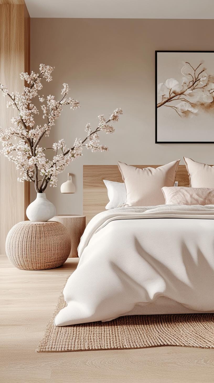 20 new minimalist bedroom ideas to inspire your 2025 refreshment 27 8. Desert minimalism: adopt
