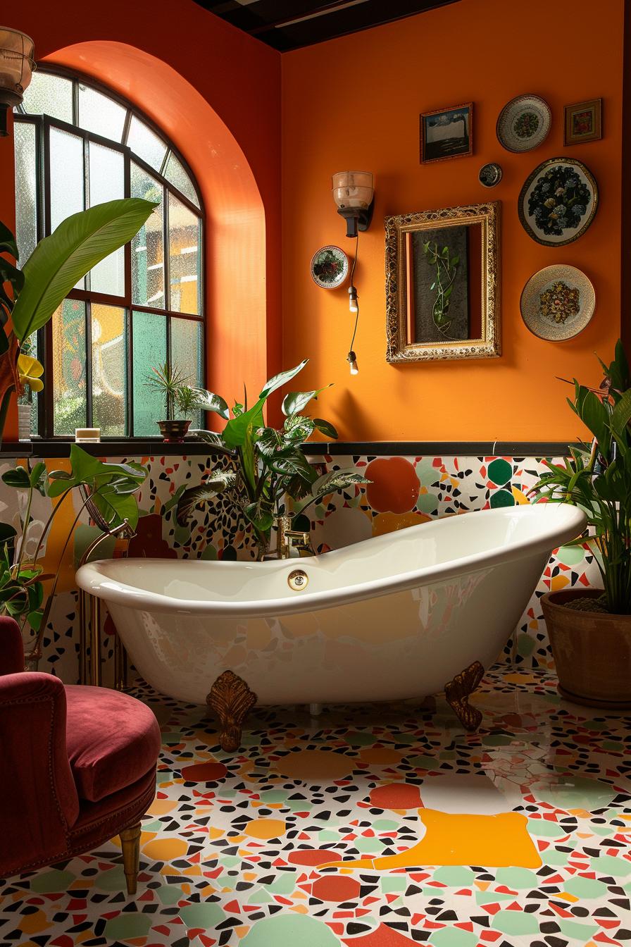 15 chic mid century modern bathroom ideas for timeless elegance 37 12. Design with a unique Sink & Mirror-1