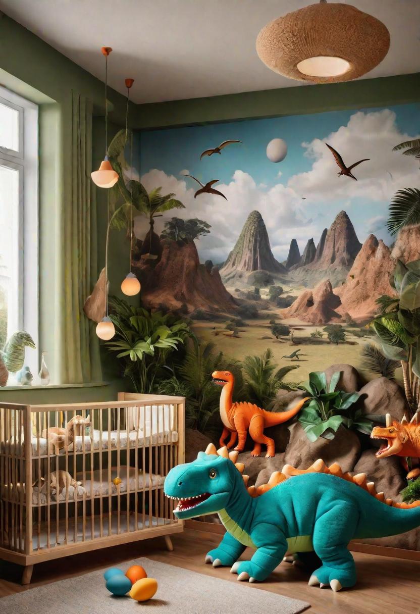 61 Dreamy Nursery Room Inspirations: From Cozy Corners to Whimsical Themes 22 13. Dino Discovery Den Nursery Ideas-0