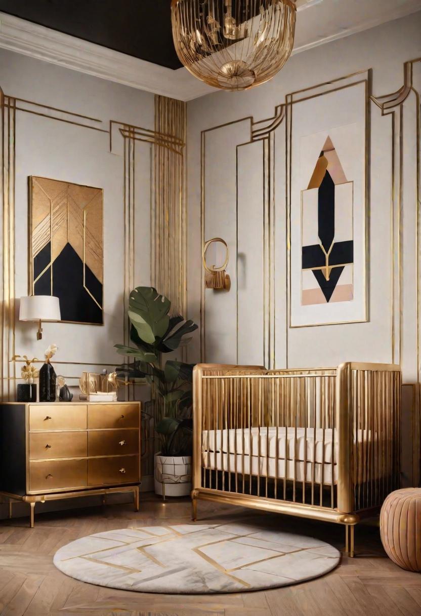 61 Dreamy Nursery Room Inspirations: From Cozy Corners to Whimsical Themes 83 60. Dreamy Art Deco Nurserydeen-0