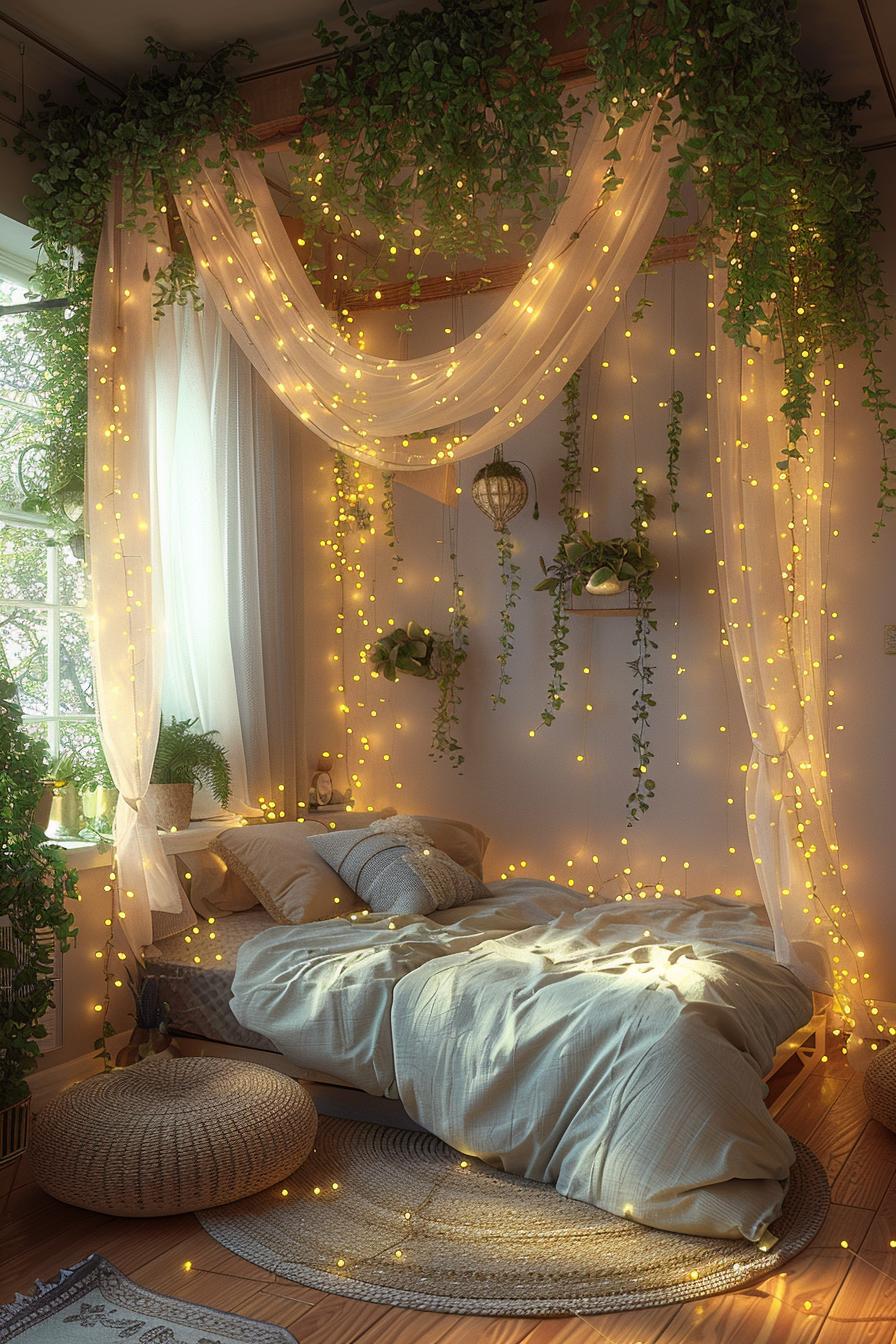 19 trendy college dormitory ideas (new) 3 1. Dreamy Canopy Decor Ideas-0