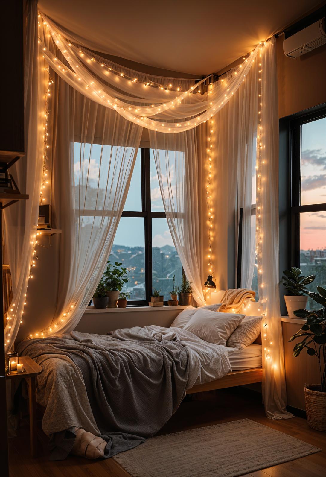 19 trendy college dormitory ideas (new) 4 1. Dreamy Canopy Decor Ideas-1
