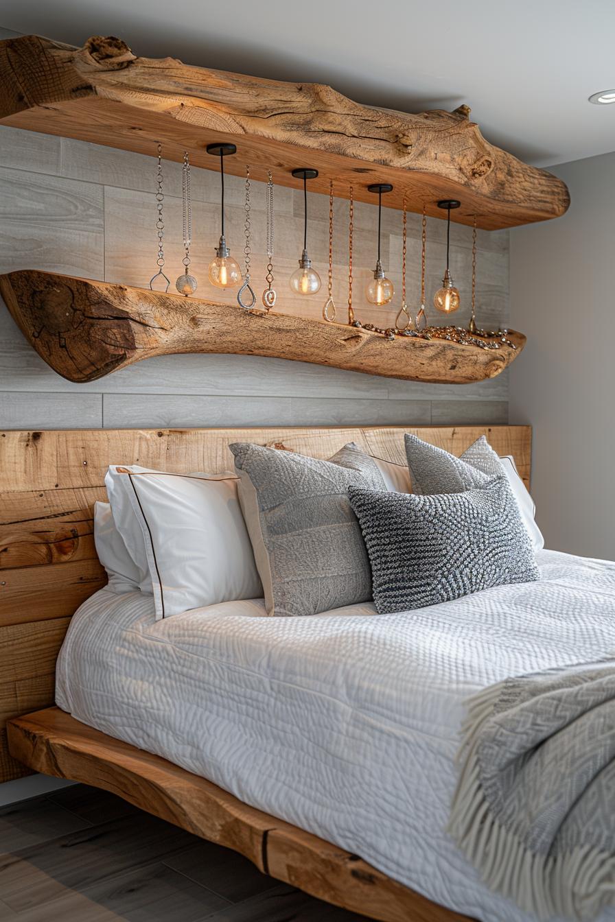 18 Genius Home Bedroom Smoothing Ideas With a Budget 31 31 13. Driftwood Jewelry Organizer DIY-0