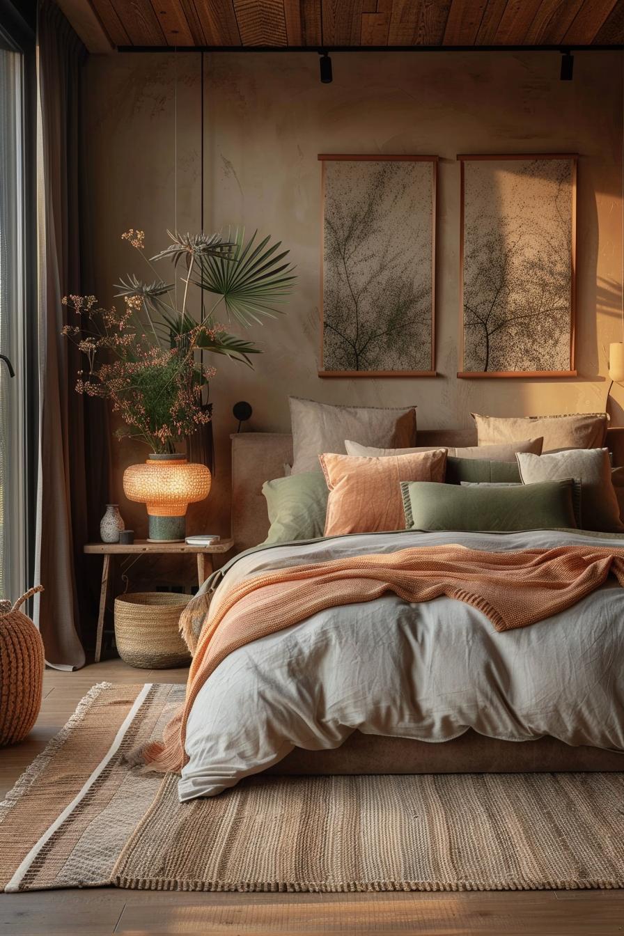 19 Best earthy modern bedroom ideas for a cozy retreat 35 10. Dusty Pink Canyon bedroom-0