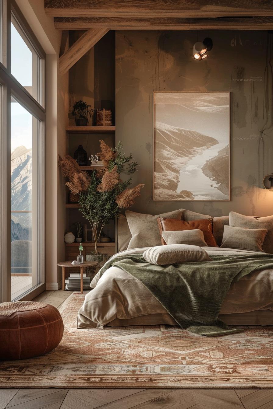 19 Best earthy modern bedroom ideas for a cozy retreat 36 10. Dusty Pink Canyon bedroom-1