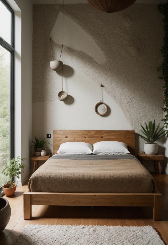 36 Earthy Bedroom Ideas for a Serene Space 50 28. Earthy Ceramic & Stone Bowls-0