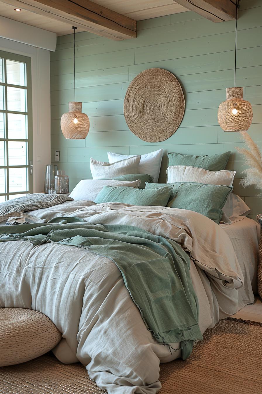 19 Best earthy modern bedroom ideas for a cozy retreat 17 5. Earth's coastal bedroom Inspiration-1