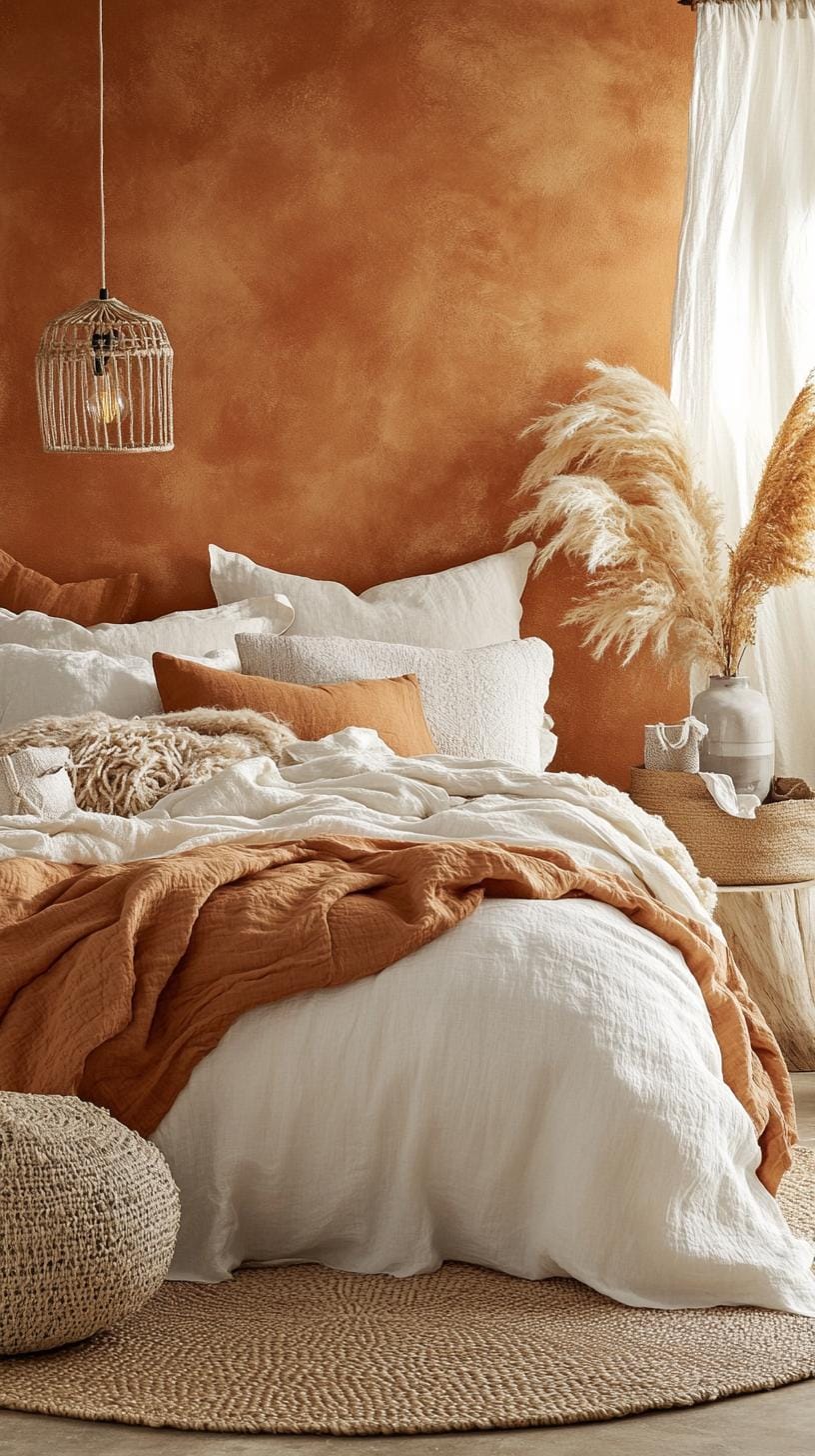 15 unique Boho bedroom -Decor ideas that you have to see 28 10. Earthy tone bedroom decor ideas-0