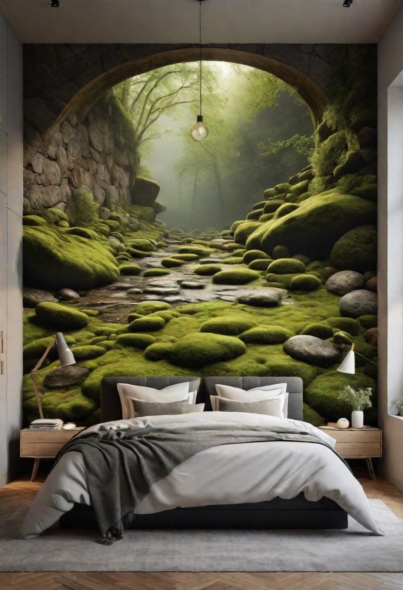 36 Earthy Bedroom Ideas for a Serene Space 3 1. Earthy Wall Murals Showcase-0