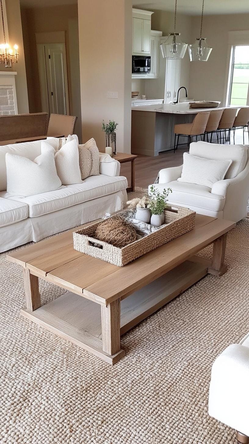 23 Best modern farmhouse living room ideas to inspire you 40 13. Earth and soft