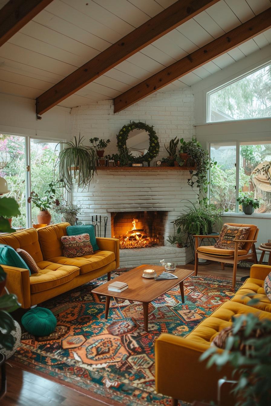 19 beautiful boho in the middle of the century modern living room 38 13. Eccentric base pillow assembly-0