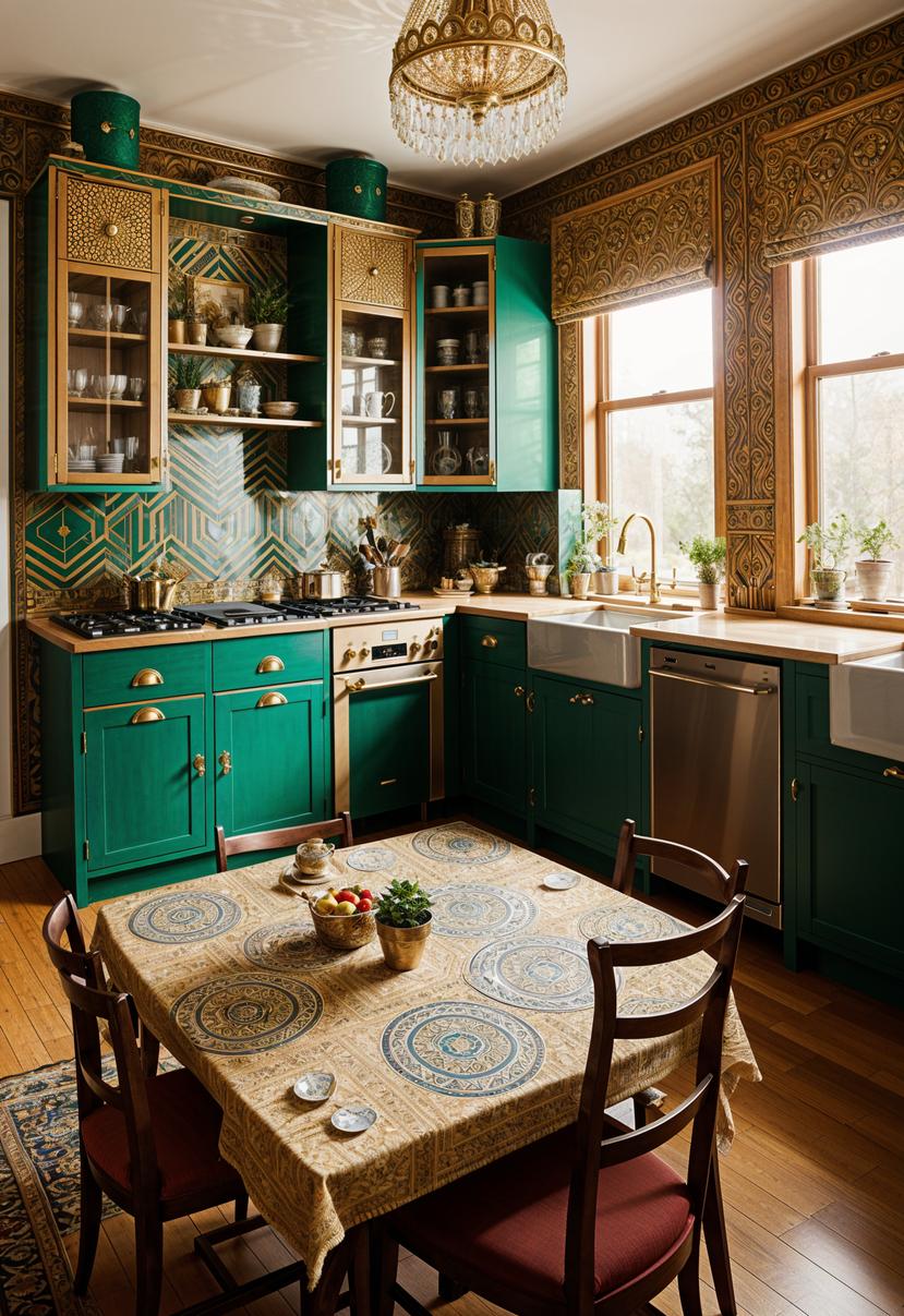 27 Stunning Boho Kitchen Designs That Will Inspire You 41 26. Eclectic Boho Kitchen Style-1