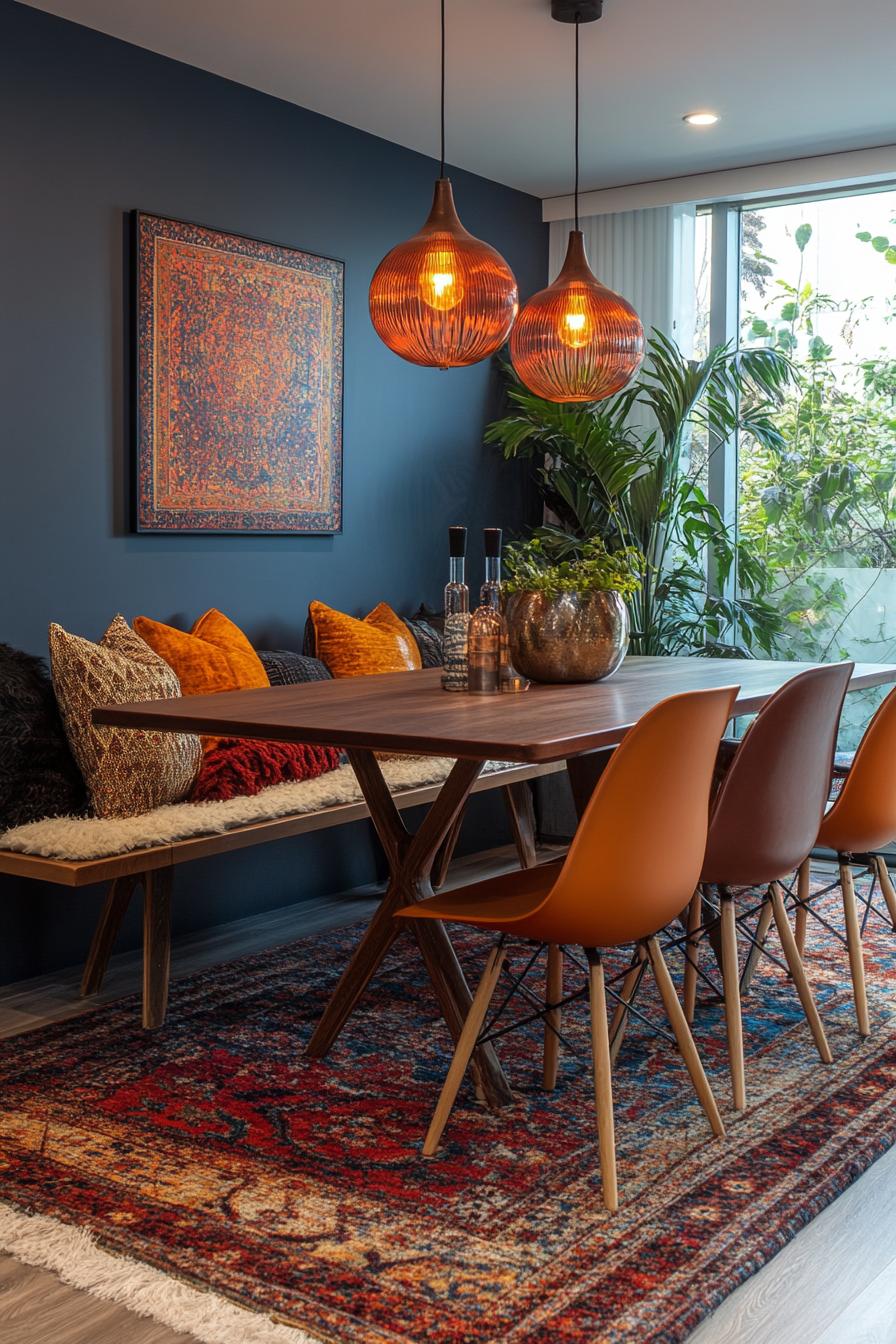 23 breathtaking modern dining tables from the middle of the century you will love 24 9. Eklectic seat style-1-1
