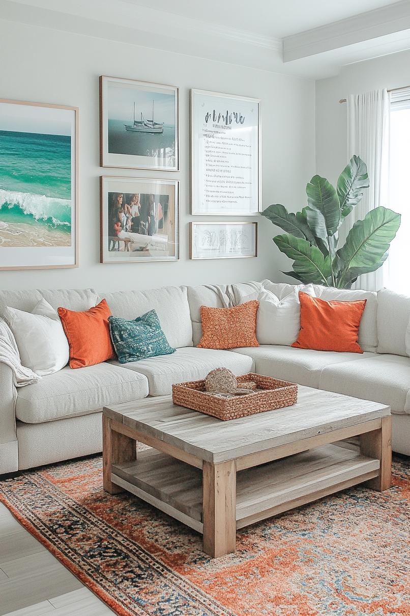 20 breathtaking living room wall decoration ideas 14 4. Eklectic frame gallery wall Inspiration-1