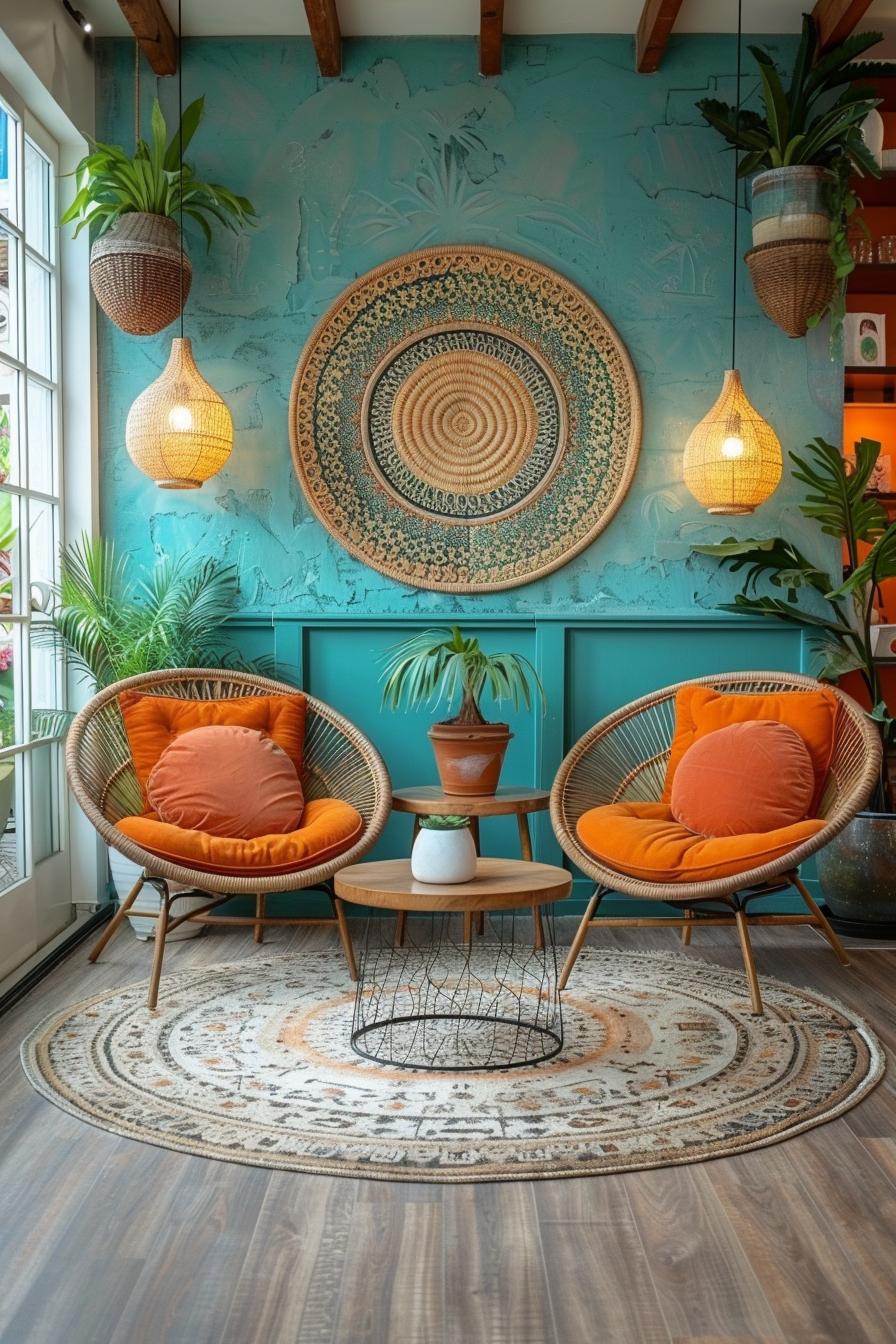 19 beautiful boho in the middle of the century modern living room 7 2. Eklectic fusion of vintage and modern 1-1