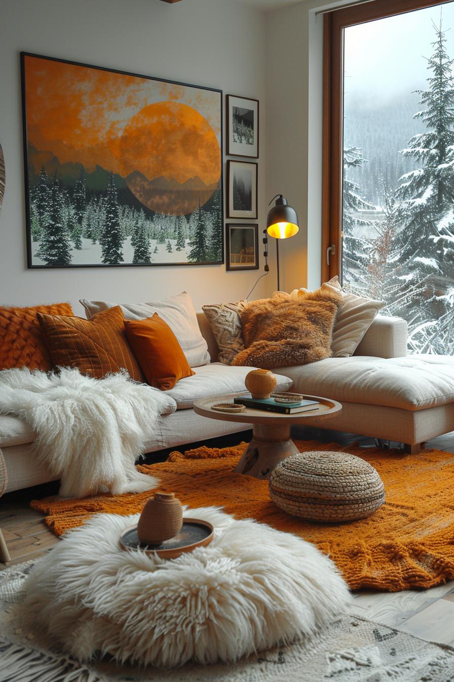 19 beautiful boho in the middle of the century modern living room 48 16. Eklectic gallery wall inspiration-0