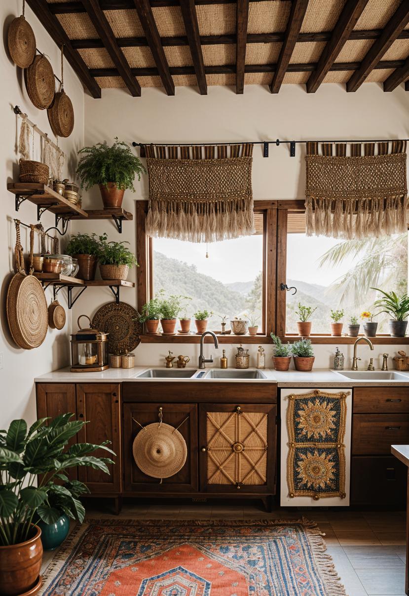 27 Stunning Boho Kitchen Designs That Will Inspire You 39 25. Eclectic Kitchen Decor Ideas-0