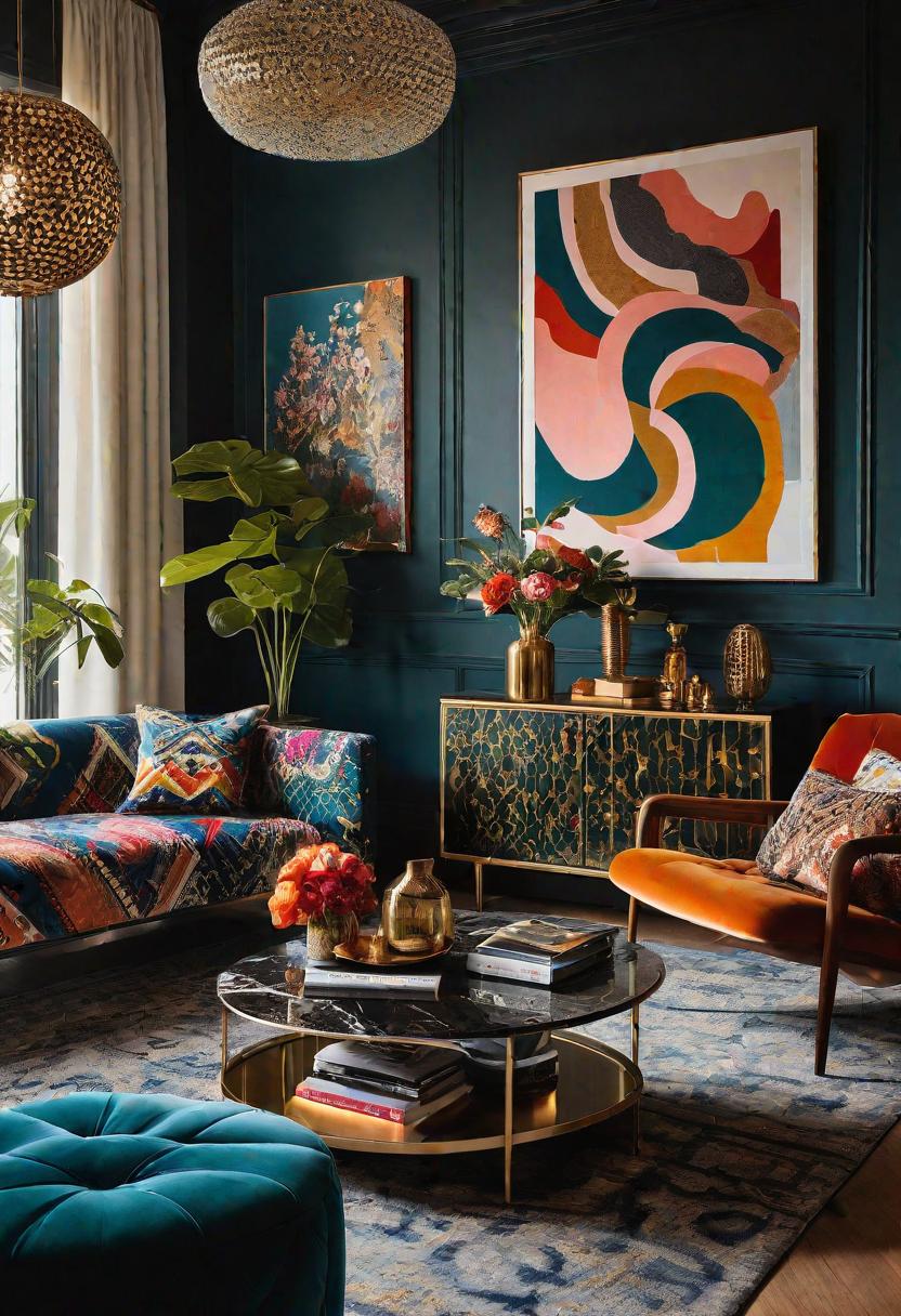 49 Modern Living Room Ideas: Create a Contemporary Haven 46 37. Eclectic Living Room Inspiration-0