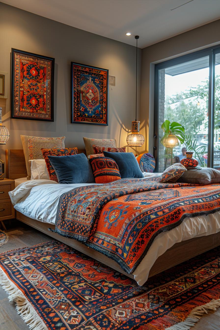 18 Genius Home Bedroom Smoothing Ideas On a Budget 40 17. Eklectic carpet layer refresher ideas-2
