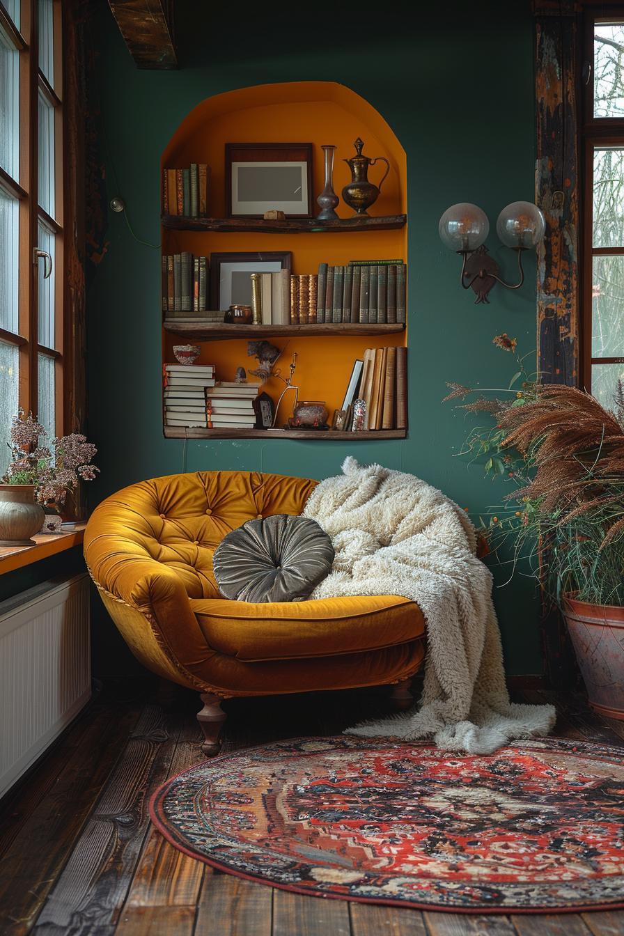19 beautiful boho in the middle of the century modern living room 34 12. Eklectic wall decoration inspiration-0