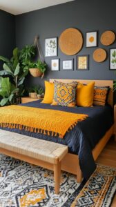 23 Whimsical Moody Boho Bedroom Ideas to Copy