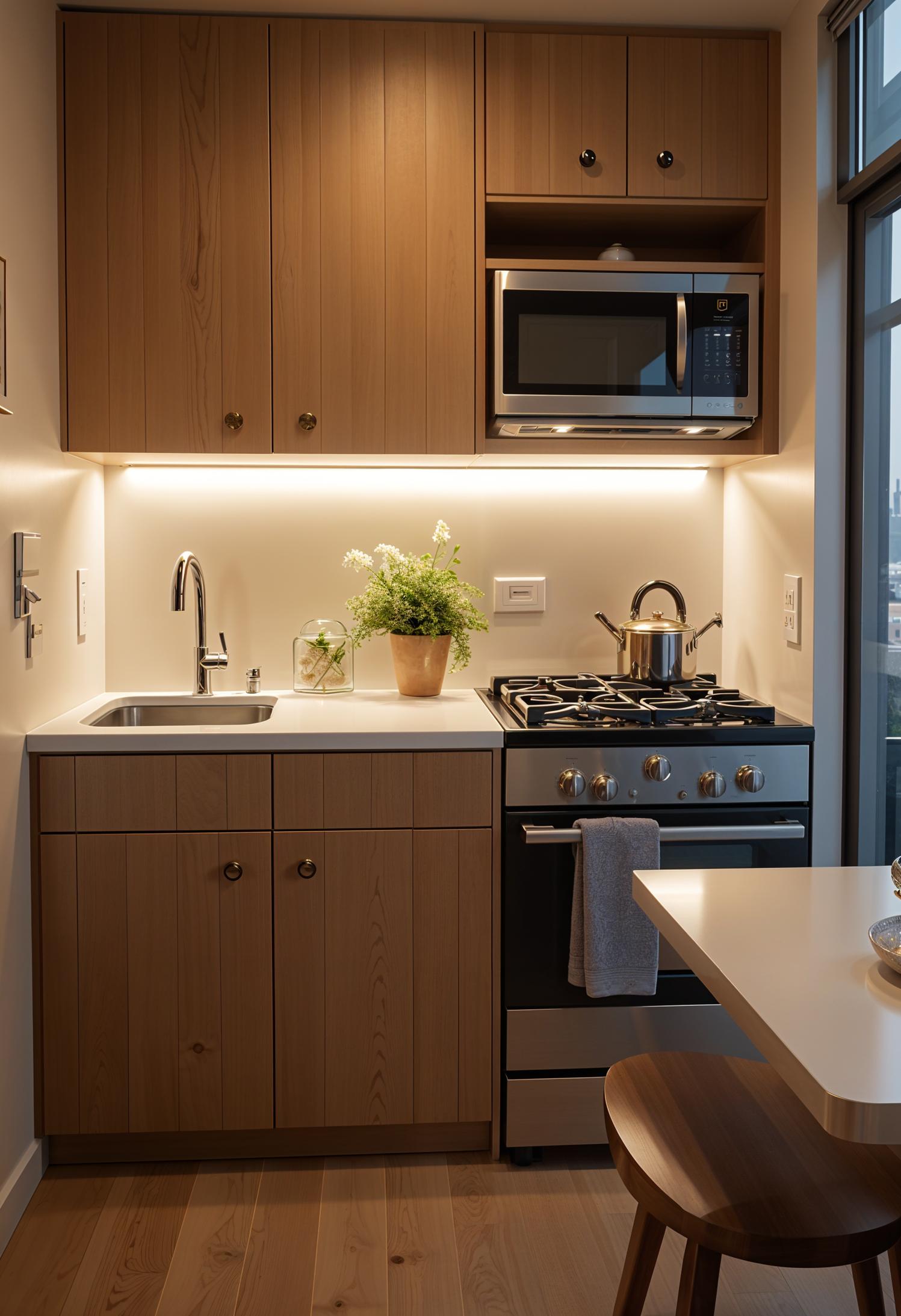 20 Genius tiny kitchen ideas for small apartments 26 9. Efficient lighting for small kitchen 0