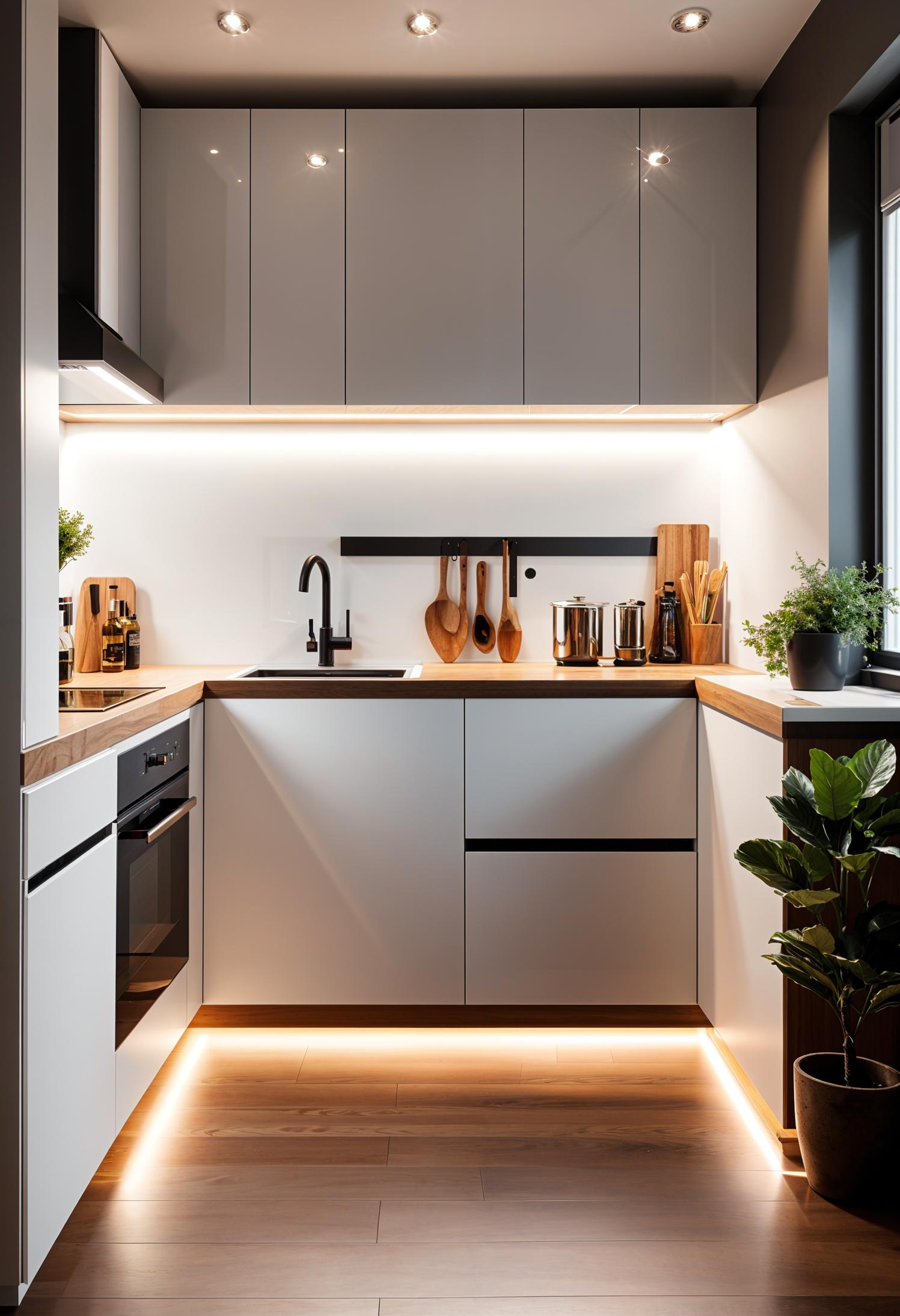 20 Genius tiny kitchen ideas for small apartments 29 9. Efficient lighting for small kitchen 3