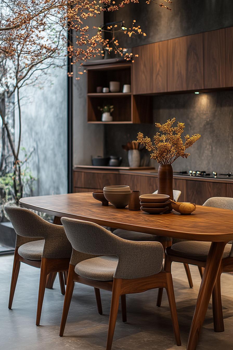 23 Breathtaking modern dining tables from the middle of the century, which you love 5 1. Elegant dining set design trend-2