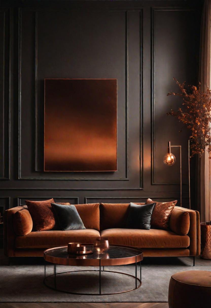 29 Moody Wohnzimmer Ideen: Erstellen Sie eine bezaubernde Atmosphäre 16 14. Elegantes erdiges Wohnzimmer-Dekor-0