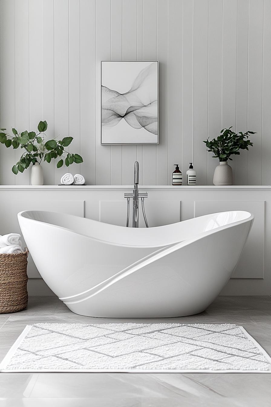 15 new bathroom design trends for 2024 and 2025 16 5. Elegant Freestanding Bathtub Spotlight-0
