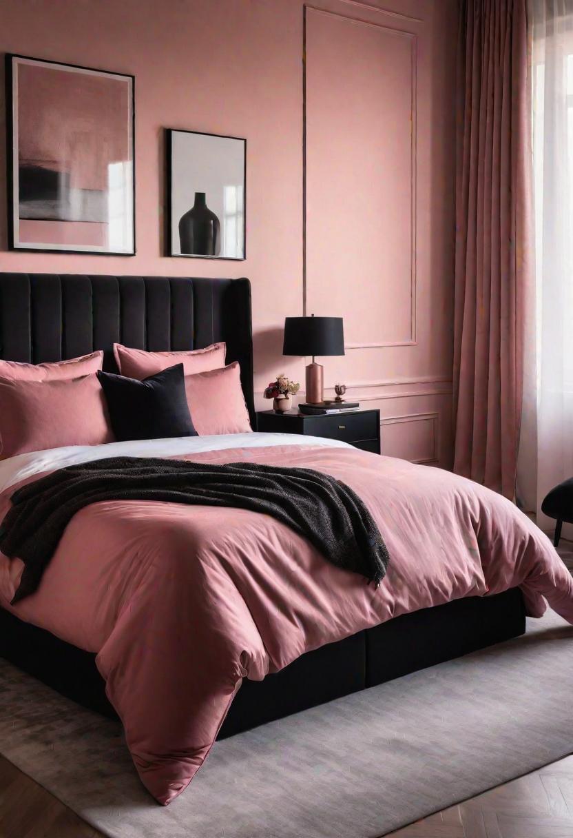 63 Luxurious Pink Bedrooms to Warm Up Your Space 5 2. Elegant Pink Bedroom Decor-0