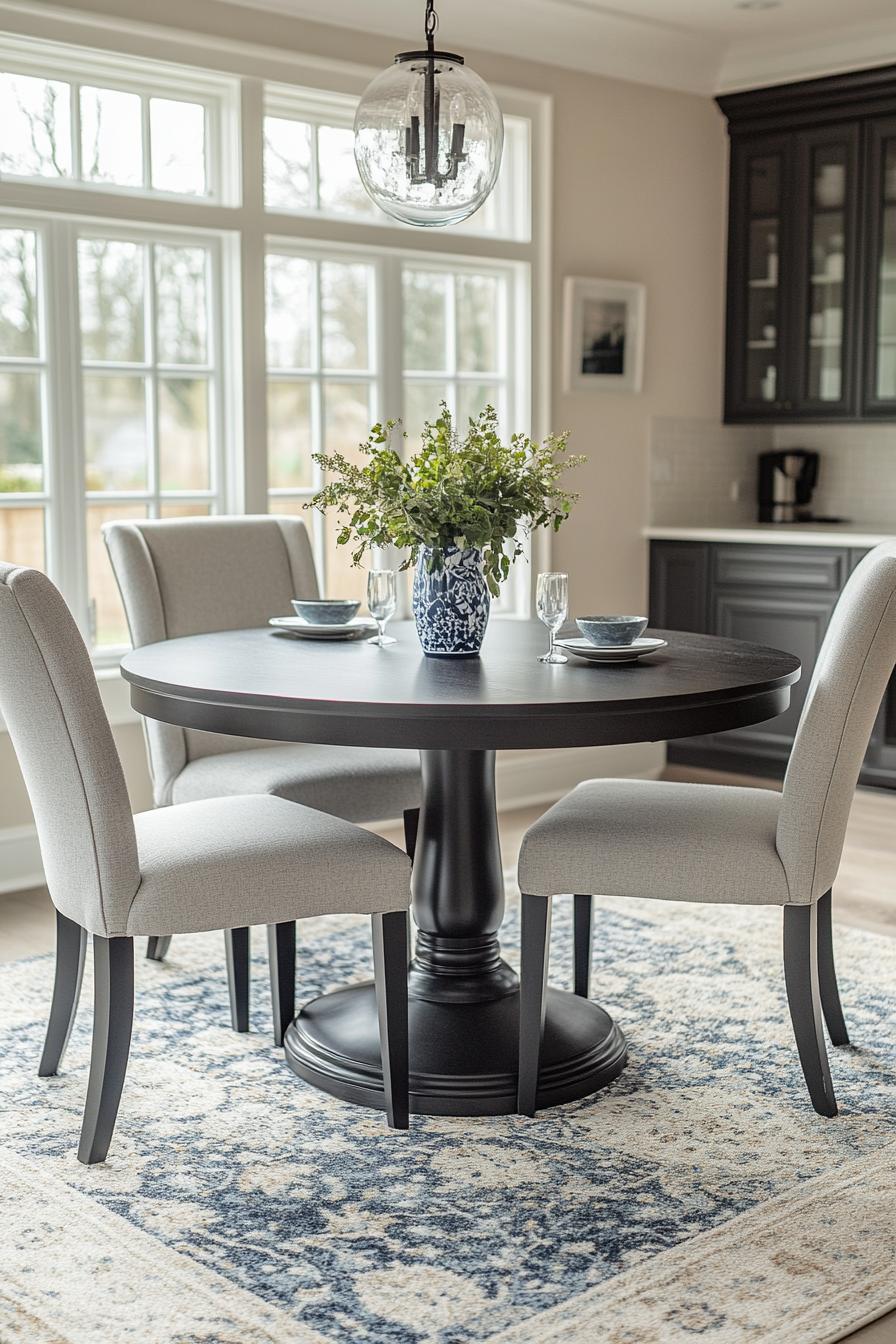 23 Breathtaking modern dining tables from the middle of the century, which they worship 10 4. Elegant Round Sockt-EssTische-0