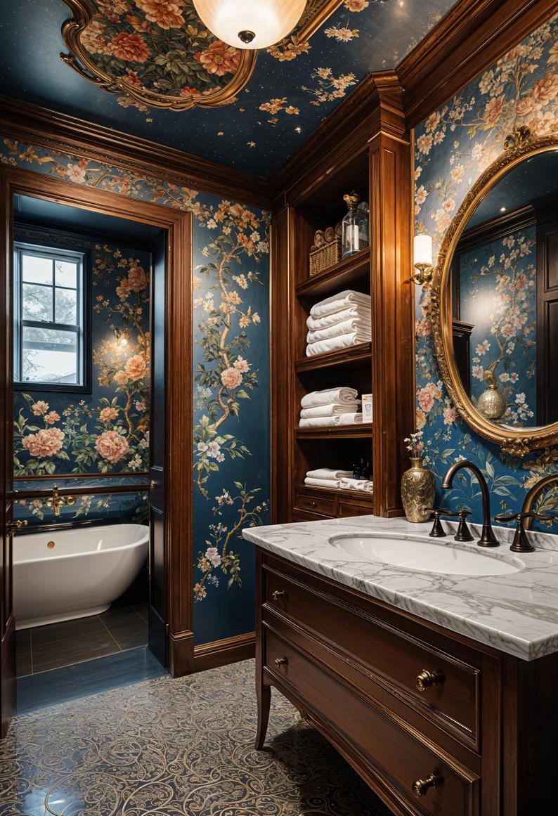 21 breathtaking bathroom wall decoration ideas to inspire them 44 21. Lift your space: cover decor