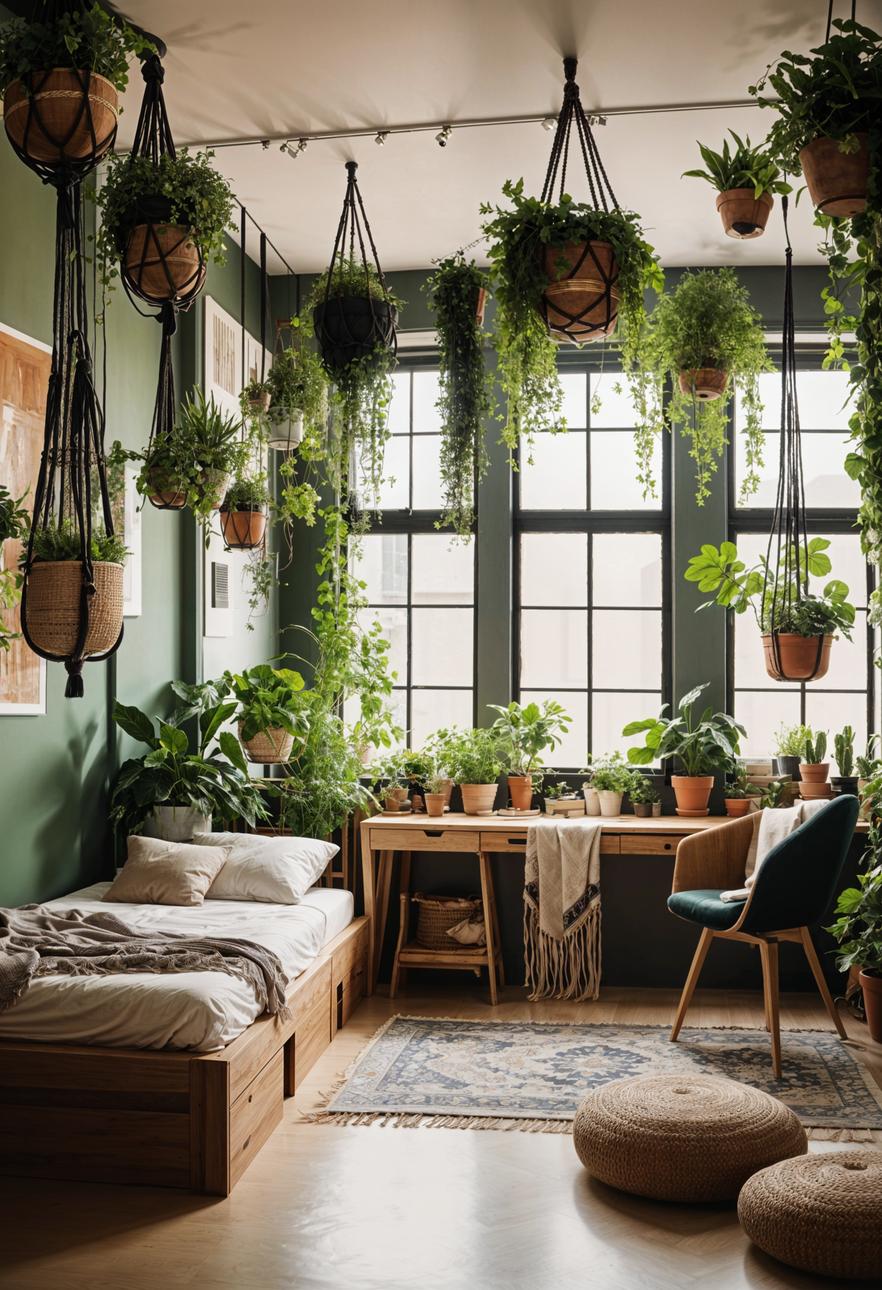 19 trendy college dormitory ideas (new) 36 12. Lift your room with Macramé-2