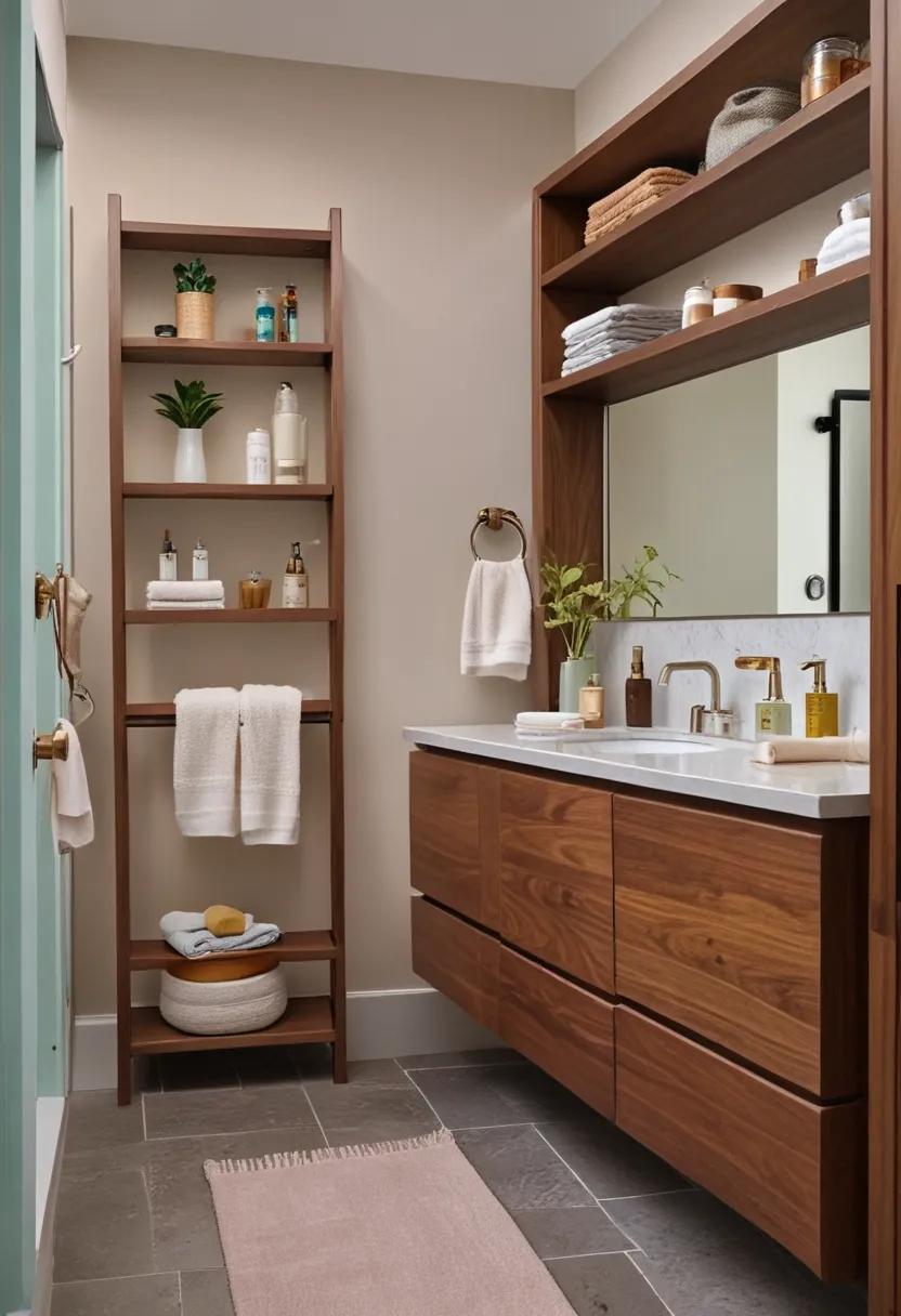 15 chic mid century modern bathroom ideas for timeless elegance 28 9. Raise the bathroom with walnut & pastel-1