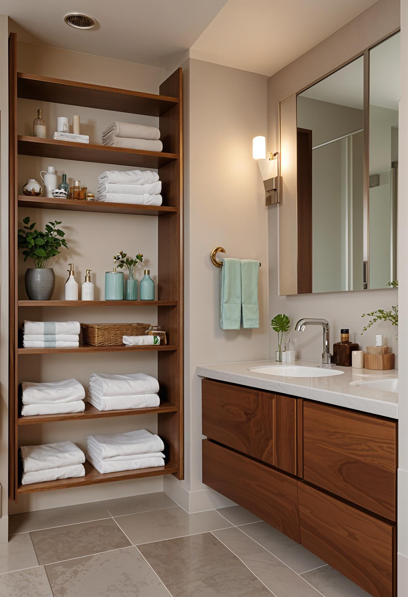 15 chic mid century modern bathroom ideas for timeless elegance 29 9. Lift the bathroom with walnut & pastel-2