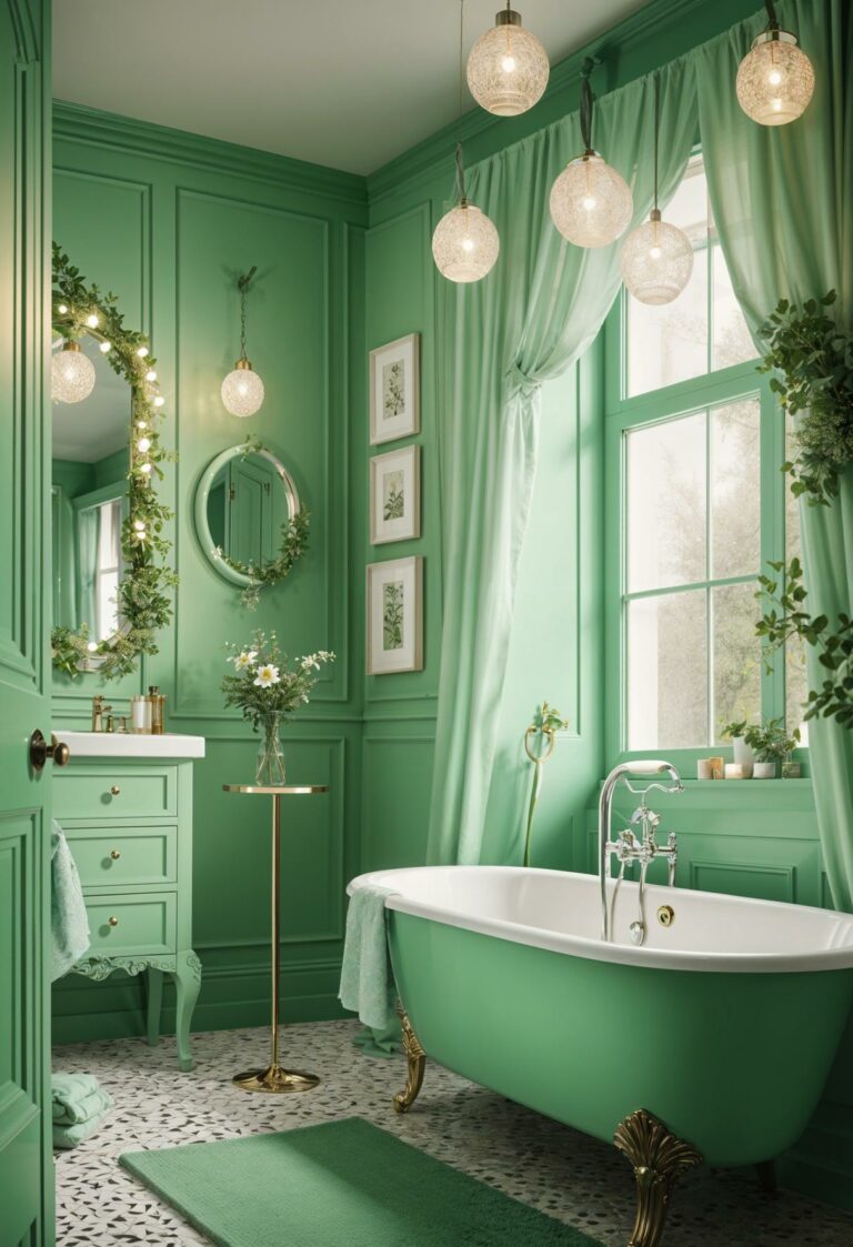 27 Gorgeous Green Bathroom Ideas for a Fresh Look